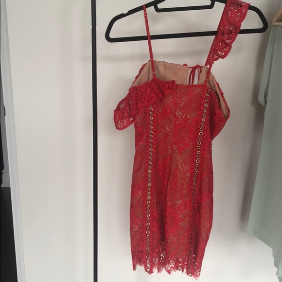 Short red dress - Picture 3 of 4